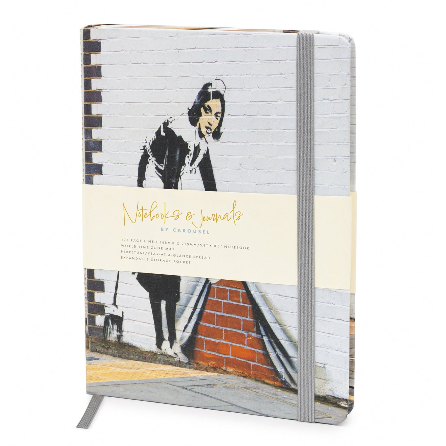 A5 Notebook Featuring Banksy's Artwork