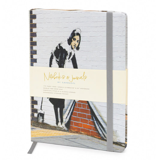 A5 Notebook Featuring Banksy's Artwork