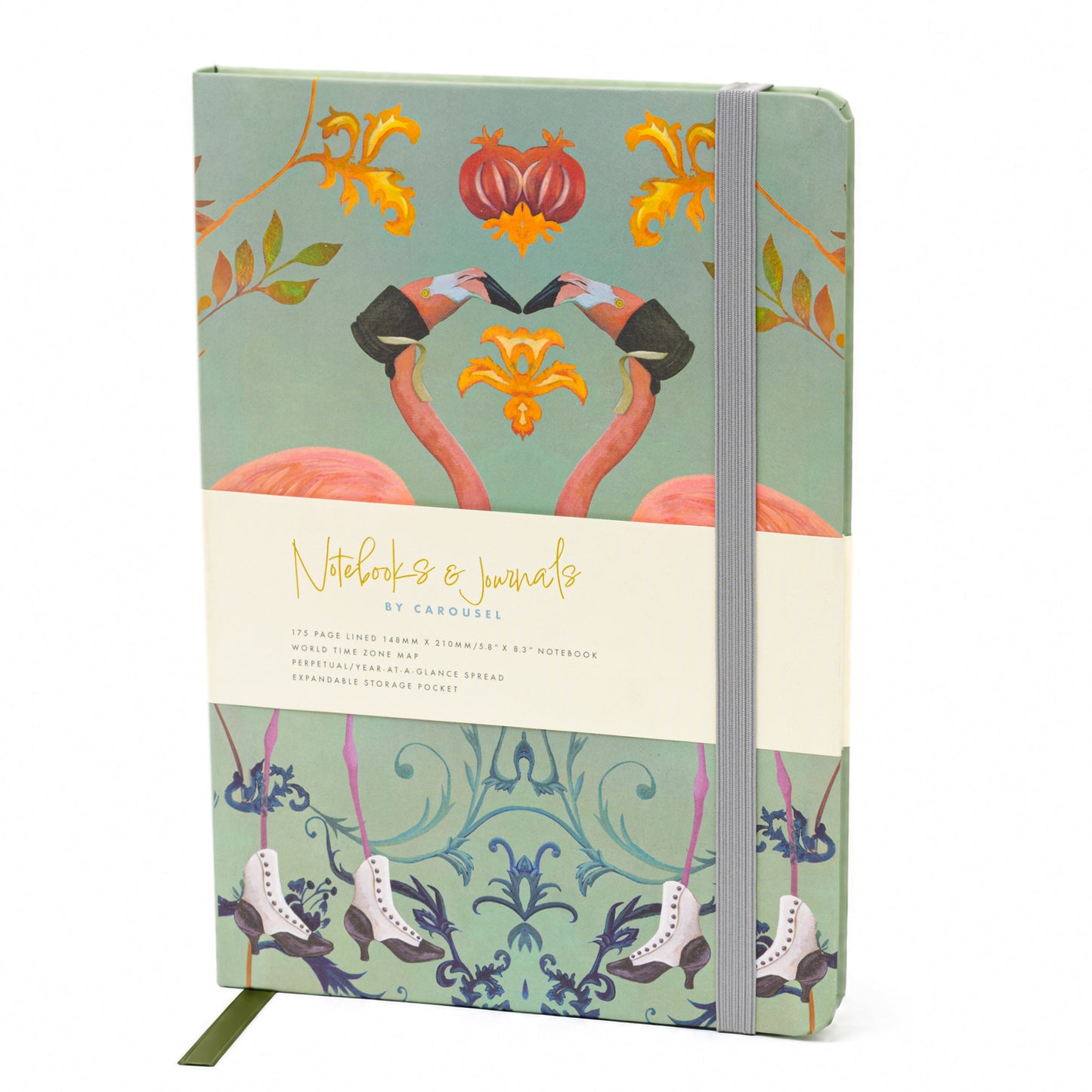 Sandrine Chambery Flamingos A5 Notebook