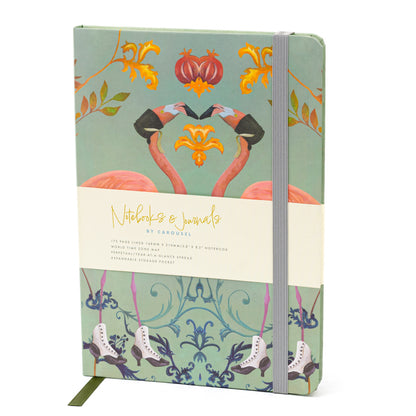 Sandrine Chambery Flamingos A5 Notebook