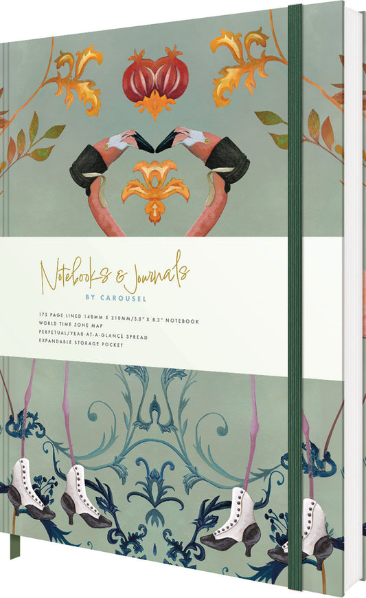 Sandrine Chambery Flamingos A5 Notebook