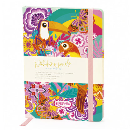 Birds and Flowers A5 Notebook