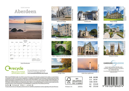 Aberdeen A5 Calendar 2026