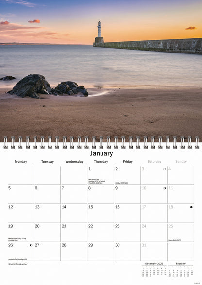 Aberdeen A5 Calendar 2026