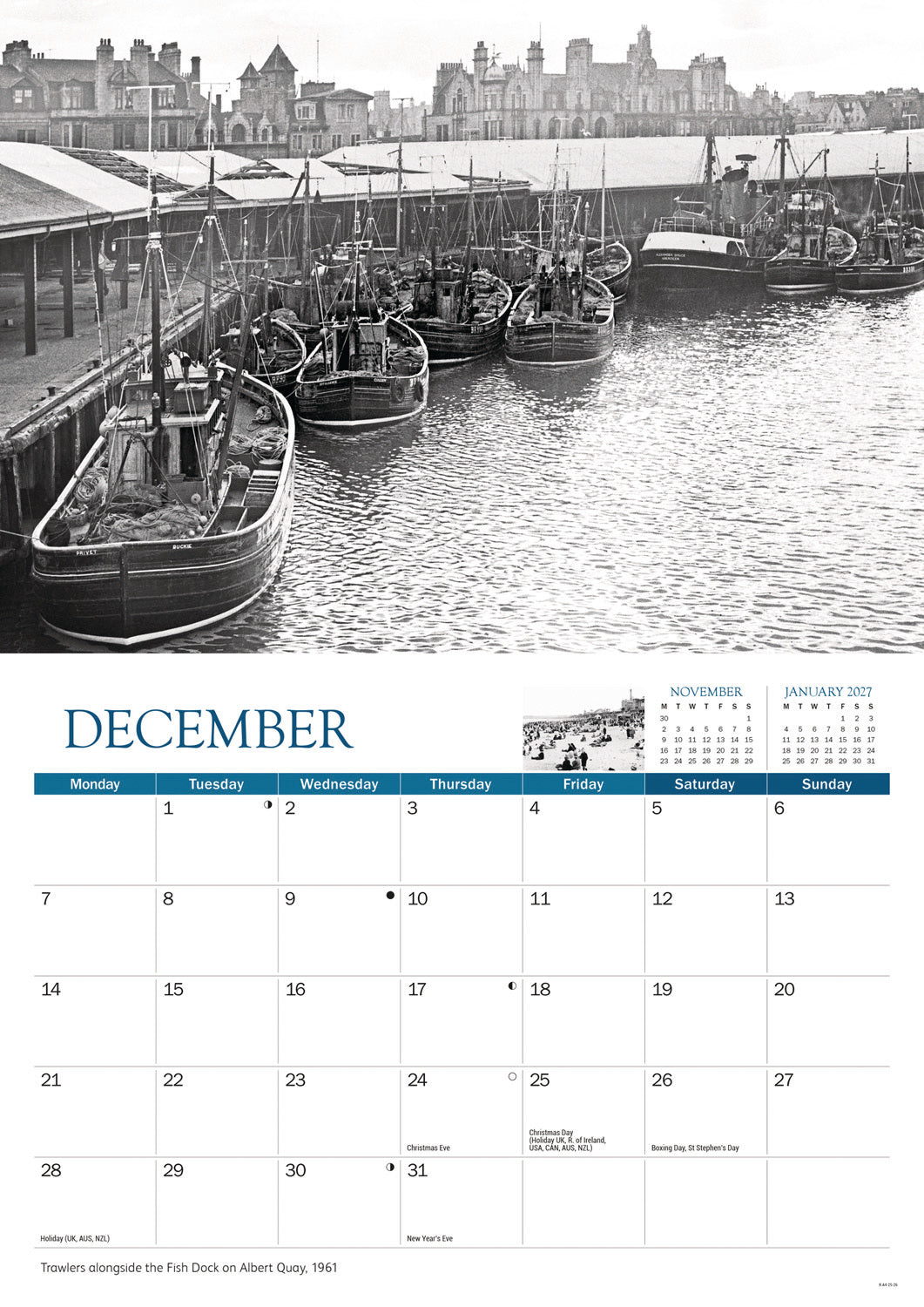 Aberdeen Memories A4 Calendar 2026