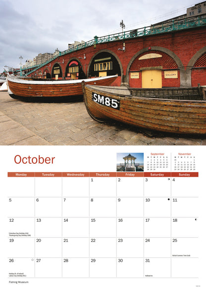 Brighton A4 Calendar 2026