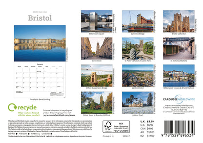 Bristol A5 Calendar 2026