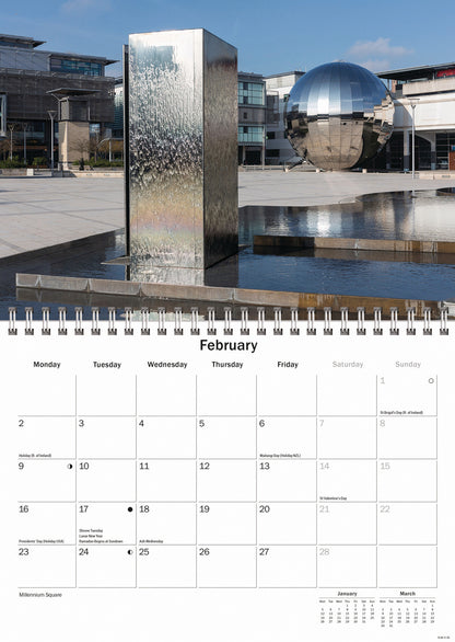 Bristol A5 Calendar 2026