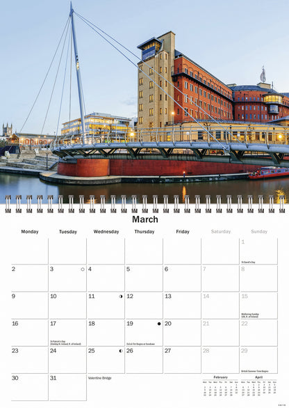 Bristol A5 Calendar 2026