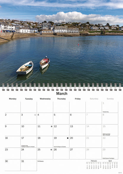 Cornish Riviera A5 Calendar 2026