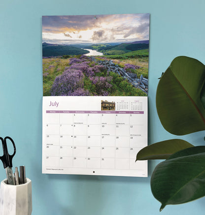 Derbyshire A4 Calendar 2026