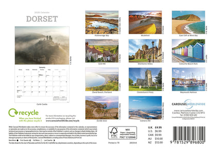 Dorset A5 Calendar 2026