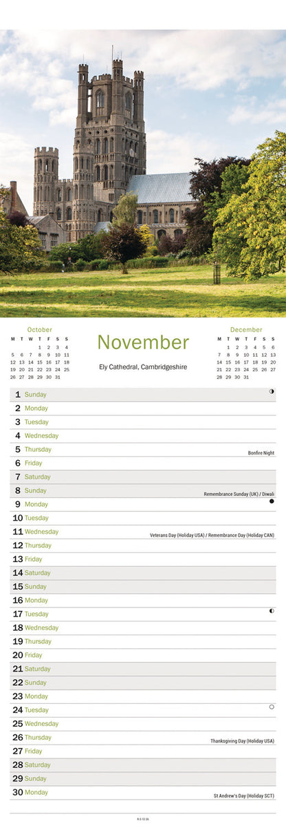 East Anglia Slim Calendar 2026