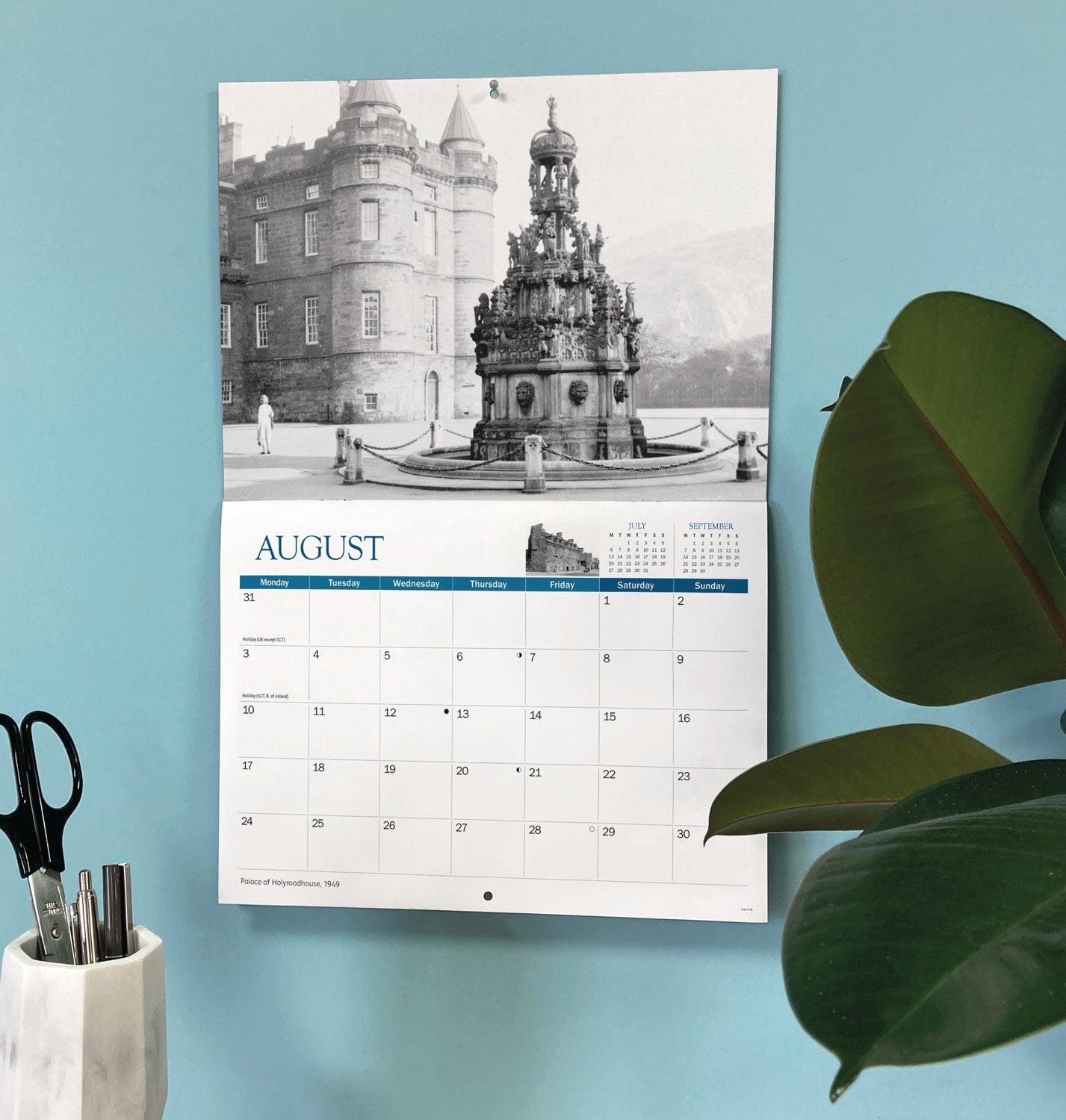 Edinburgh Memories A4 Calendar 2026