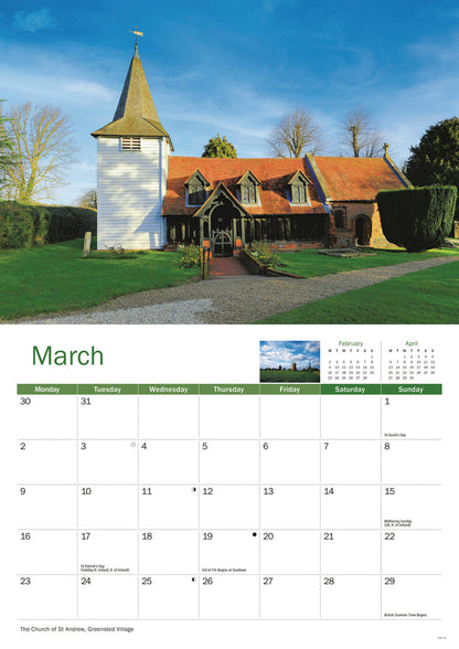 Essex A4 Calendar 2026