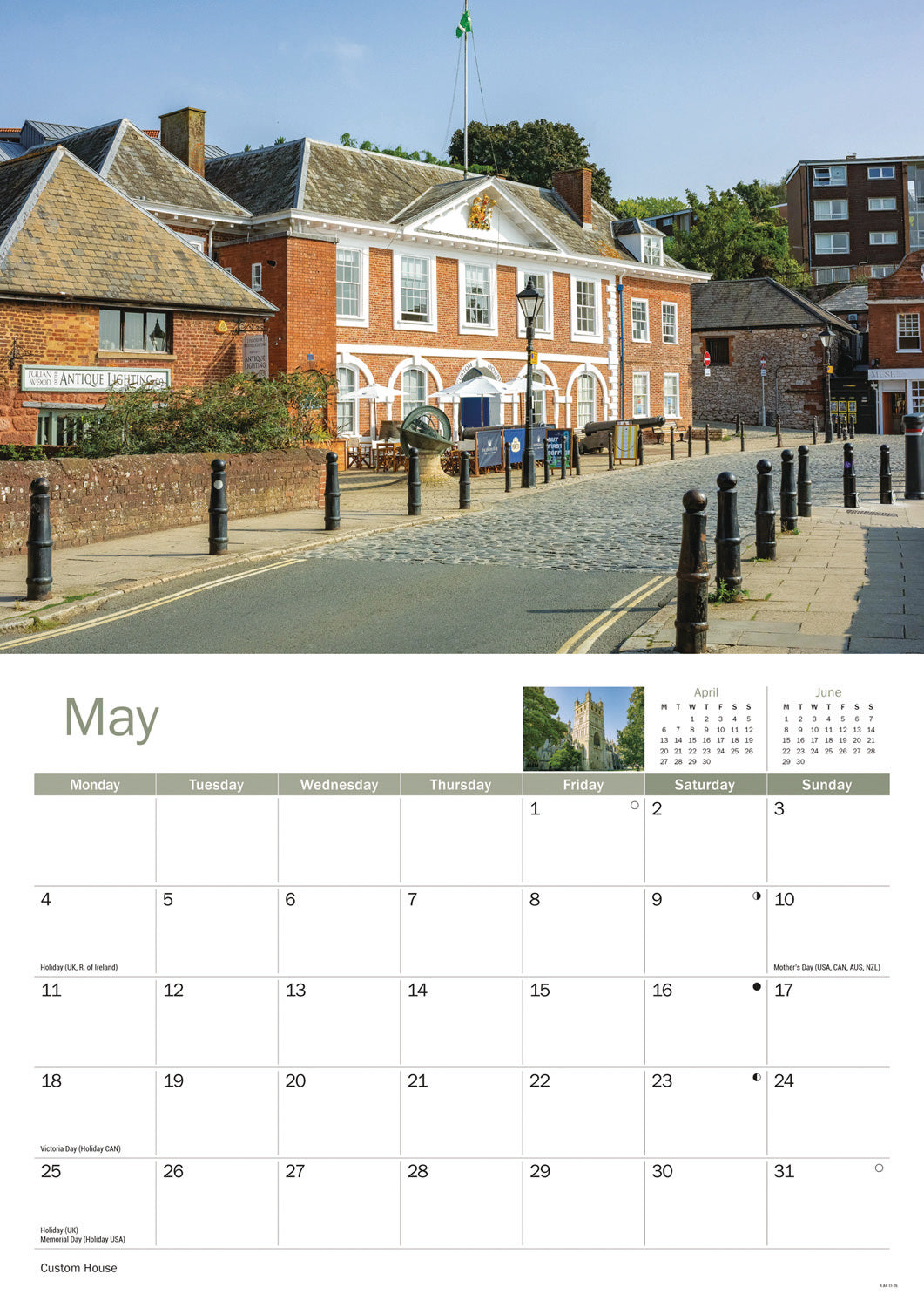 Exeter A4 Calendar 2026
