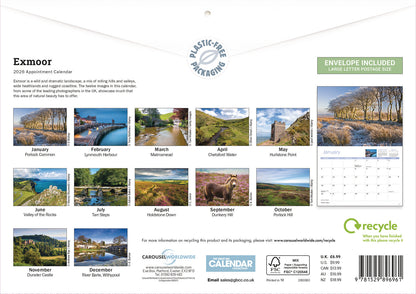 Exmoor A4 Calendar 2026