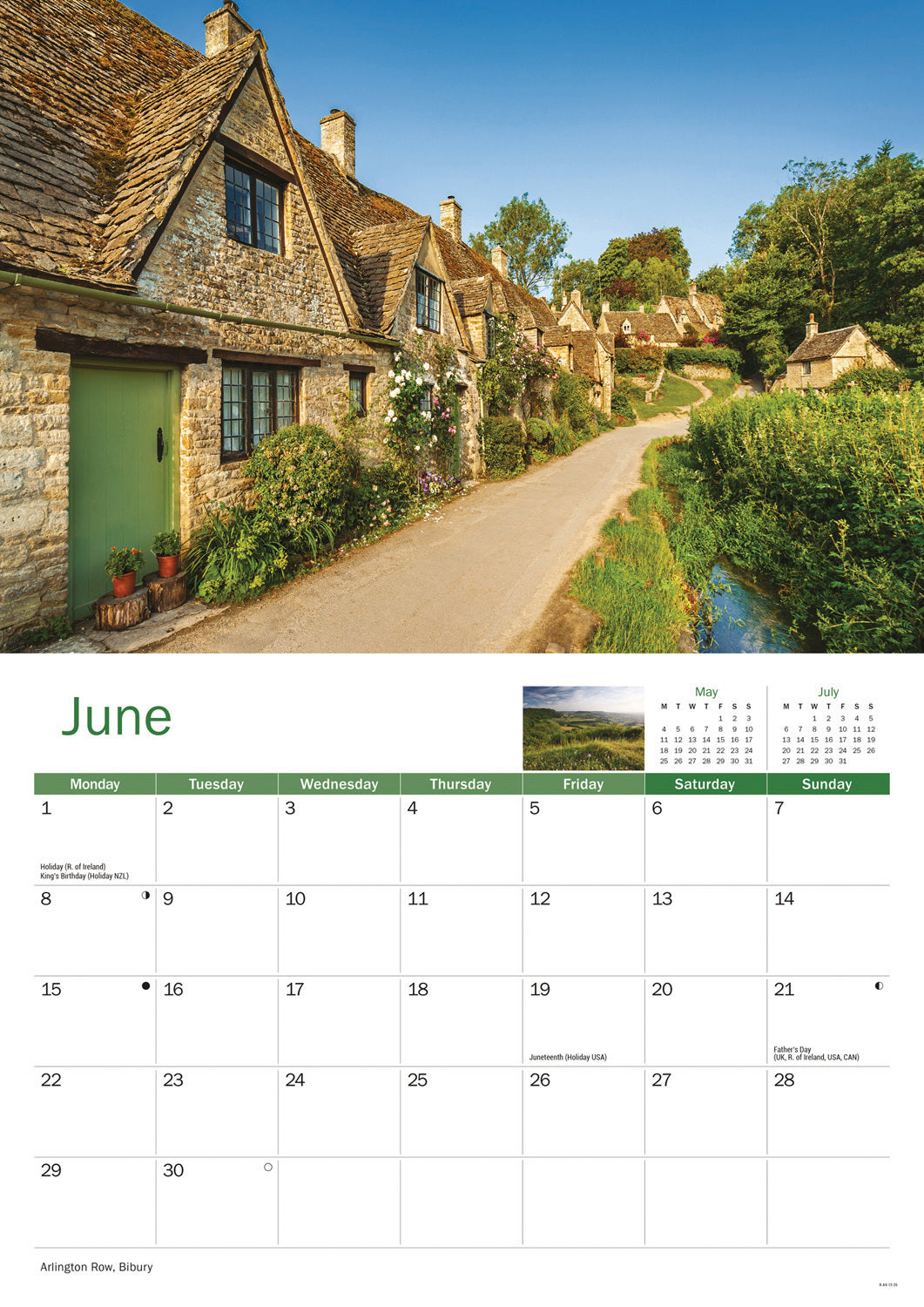 Gloucestershire A4 Calendar 2026