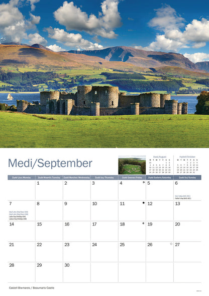 Isle of Anglesey A4 Calendar 2026