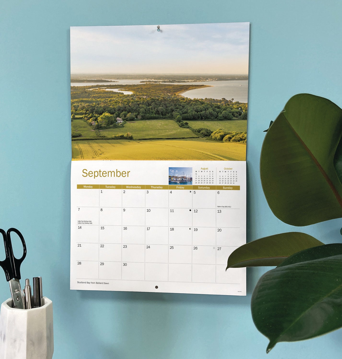Jurassic Coast A4 Calendar 2026