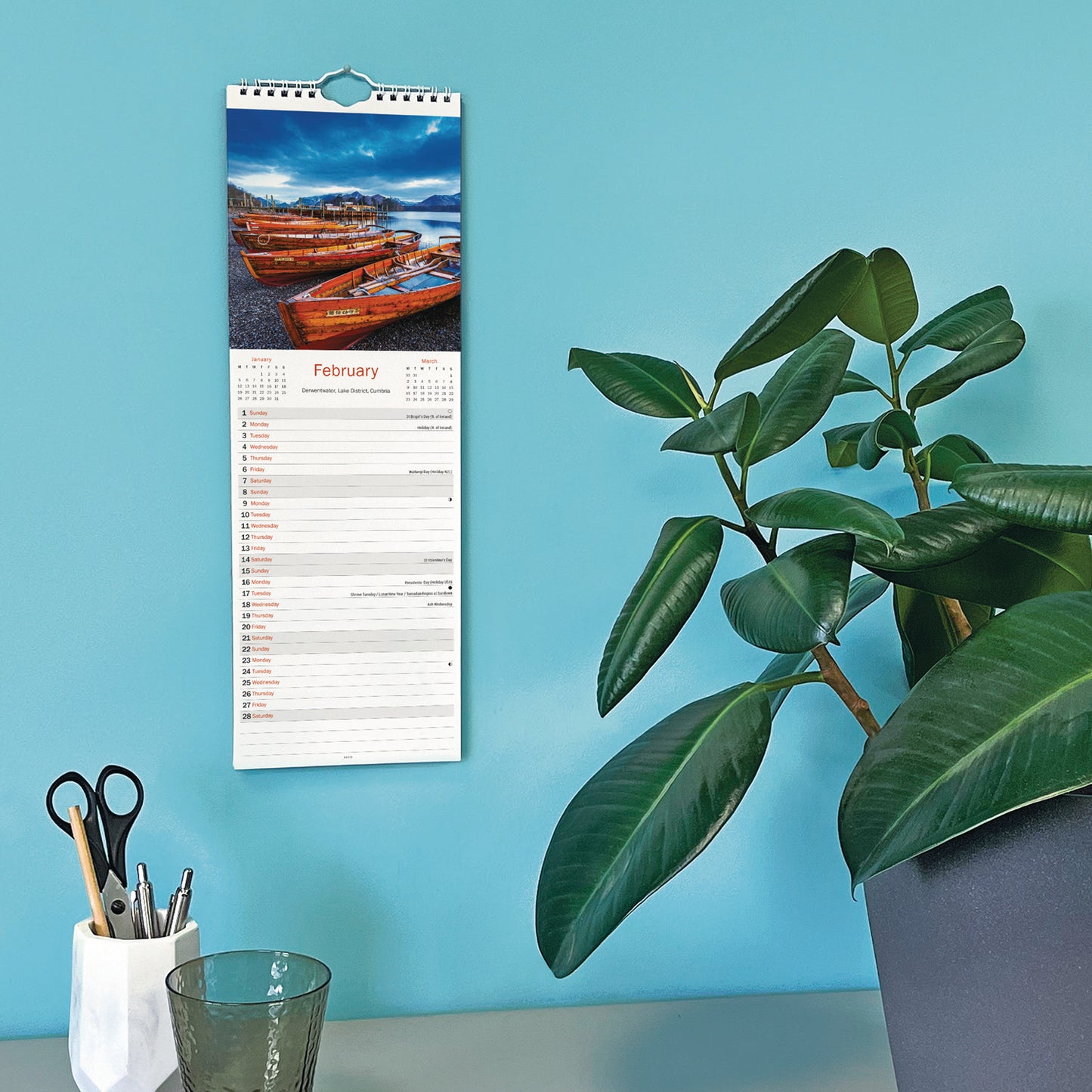 Lancashire & The North West Slim Calendar 2026