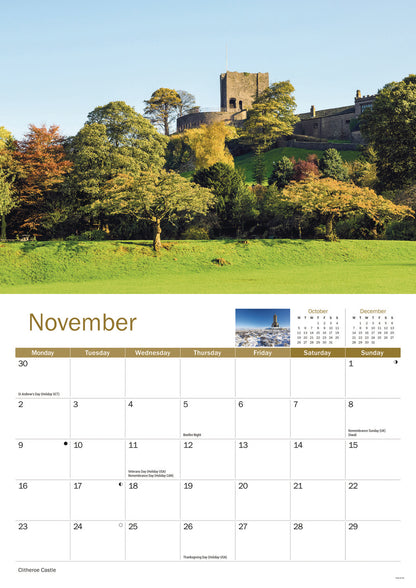 Lancashire A4 Calendar 2026