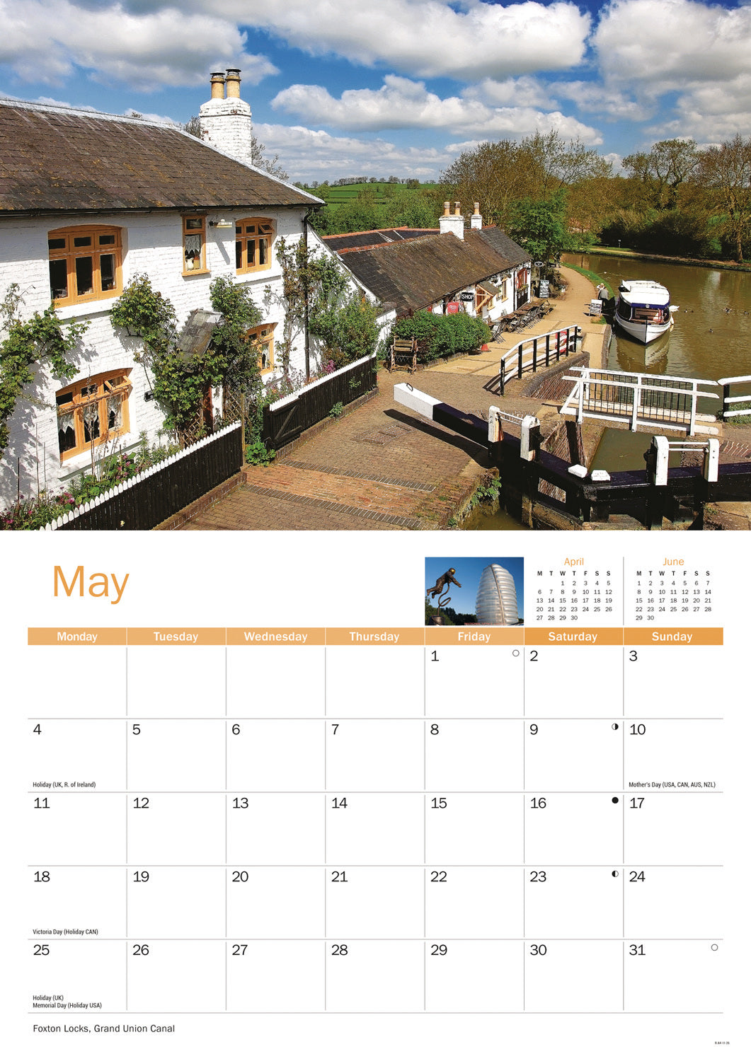 Leicestershire A4 Calendar 2026