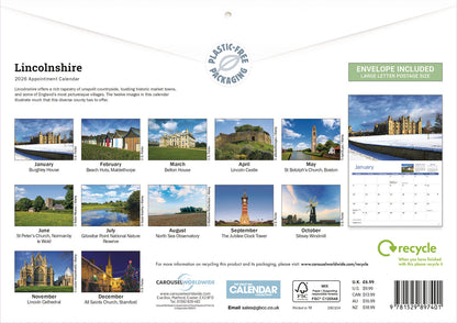 Lincolnshire A4 Calendar 2026