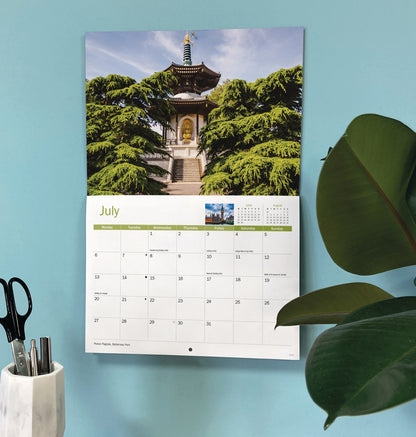 London A4 Calendar 2026