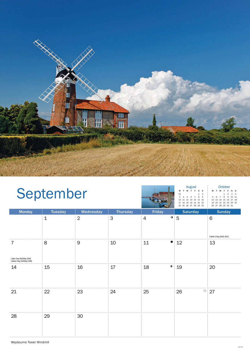 Norfolk Coast A4 Calendar 2026