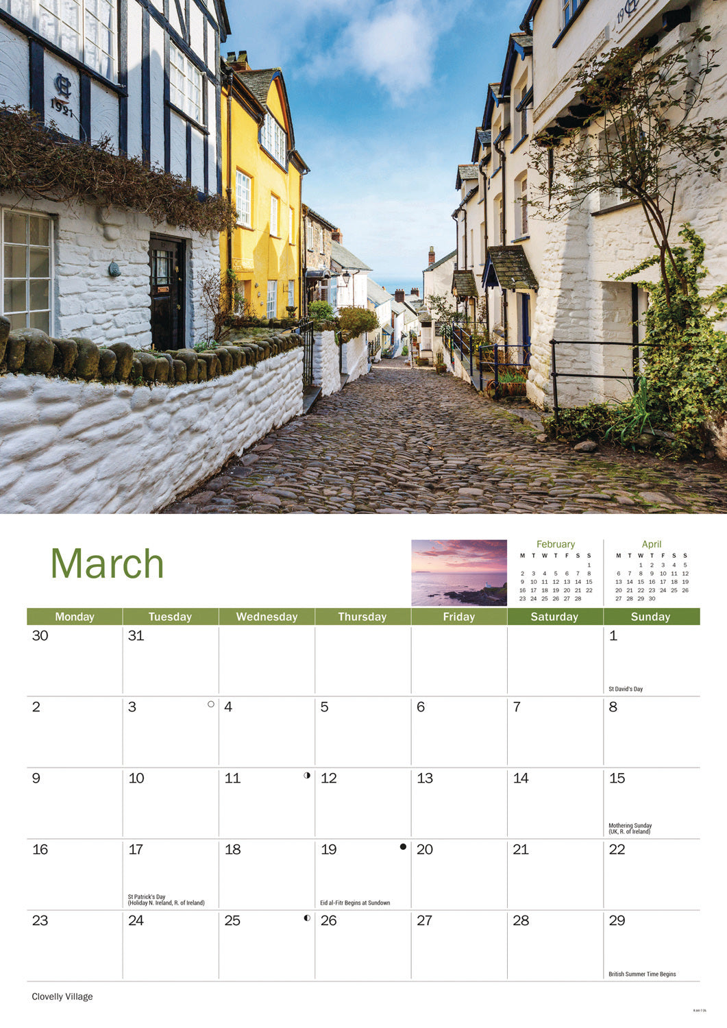 North Devon A4 Calendar 2026