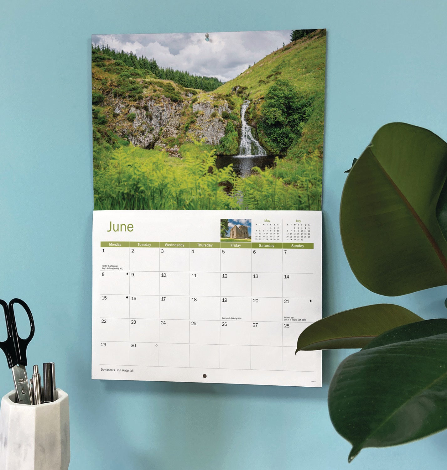 Northumberland & Durham A4 Calendar 2026