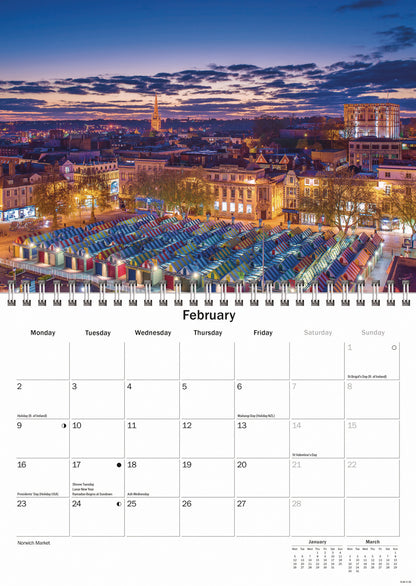 Norwich A5 Calendar 2026