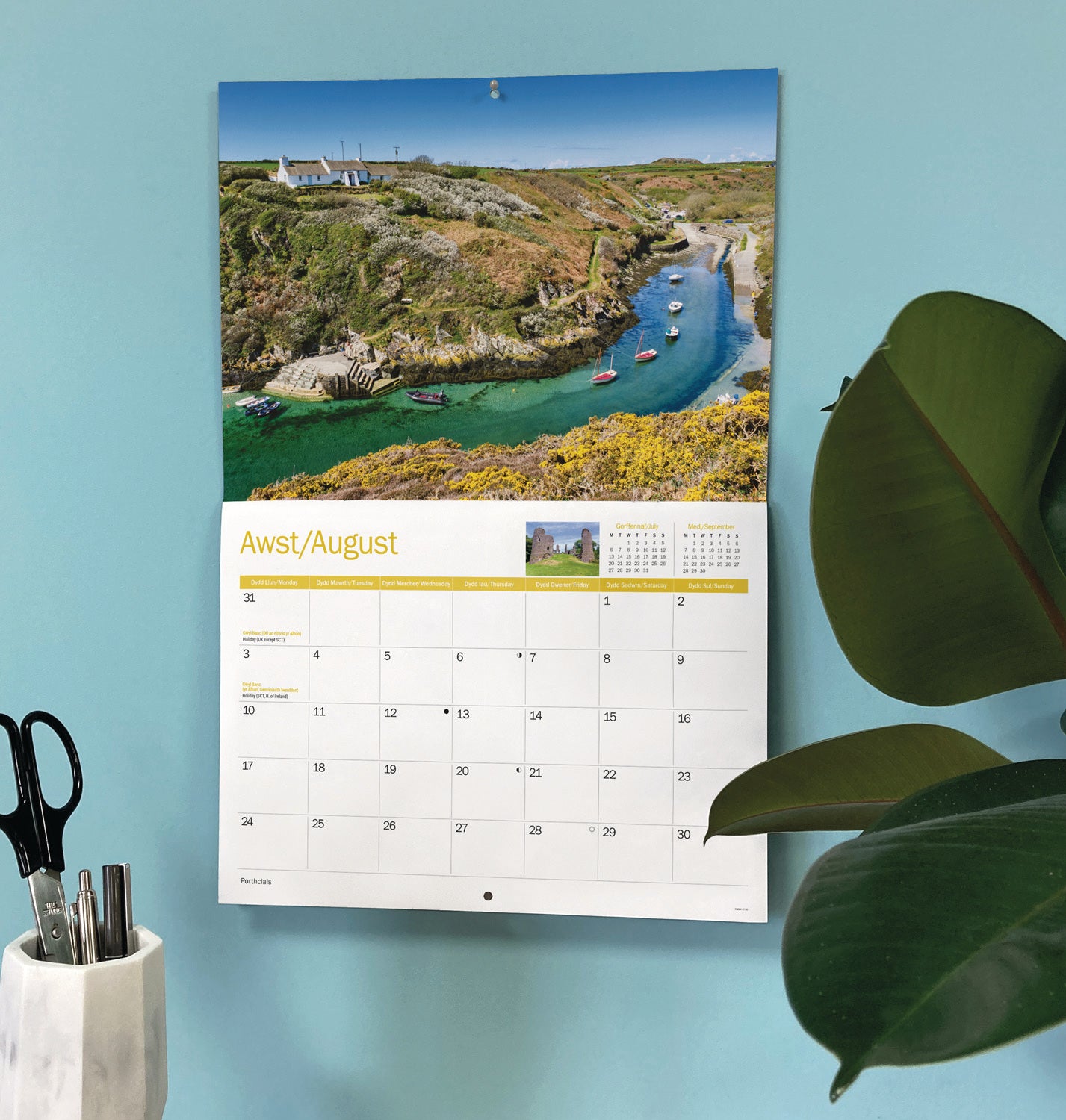 Pembrokeshire A4 Calendar 2026