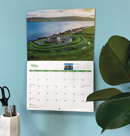 Scotland A4 Calendar 2026