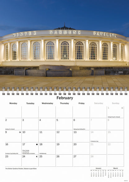 Somerset A5 Calendar 2026