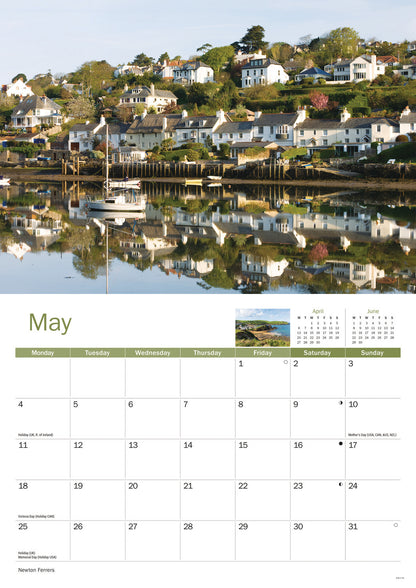 South Devon Coast A4 Calendar 2026