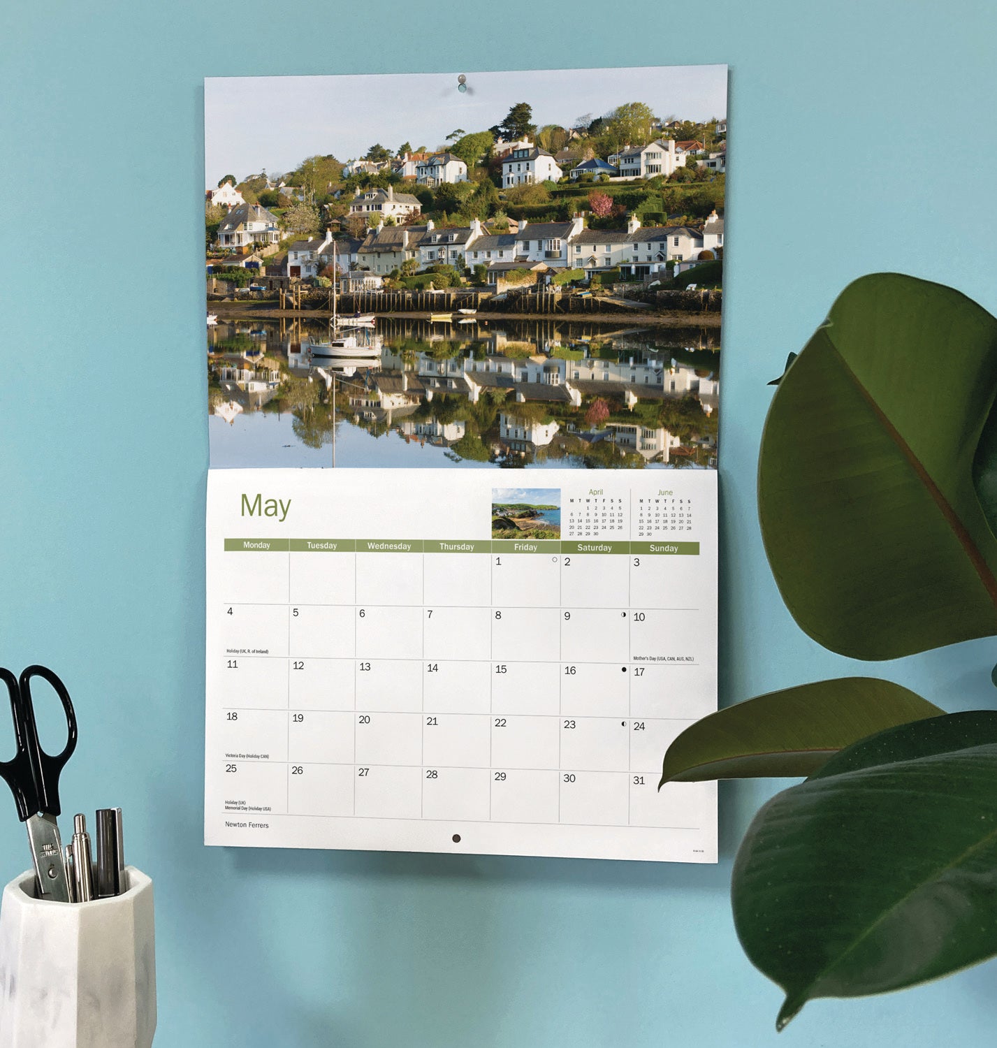 South Devon Coast A4 Calendar 2026