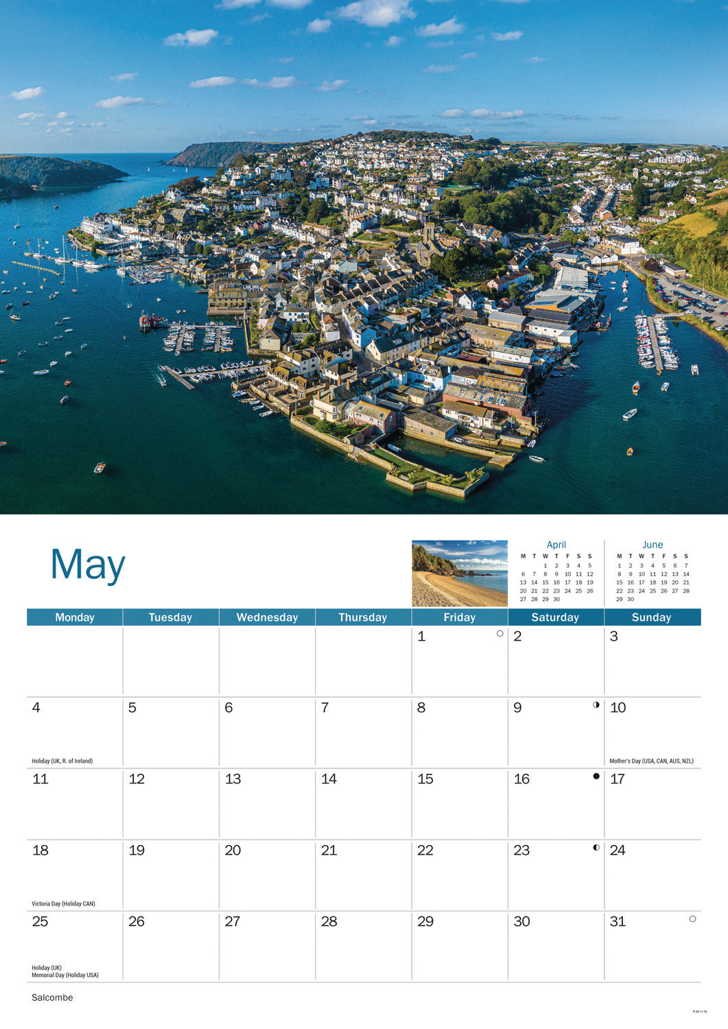 South Hams A4 Calendar 2026