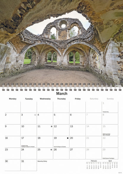 Surrey A5 Calendar 2026