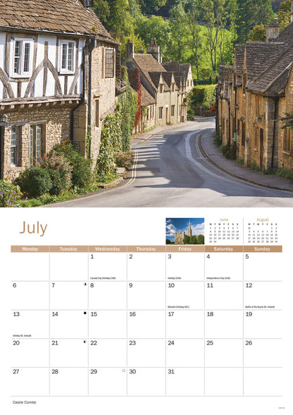 Wiltshire A4 Calendar 2026