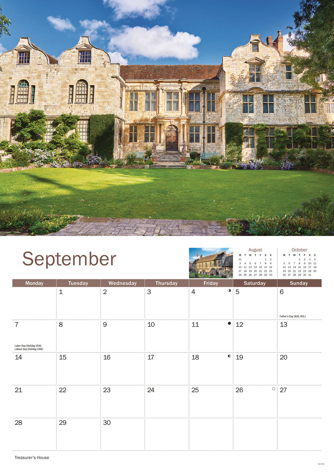 York A4 Calendar 2026