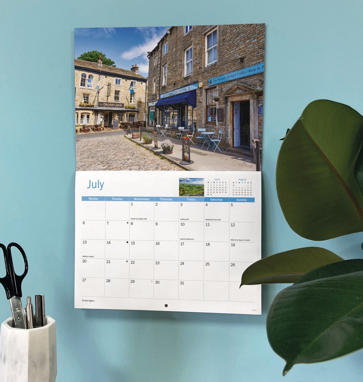 Yorkshire Dales A4 Calendar 2026