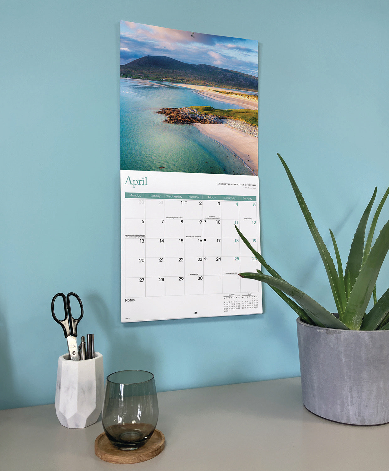 Scotland Wall Calendar 2026