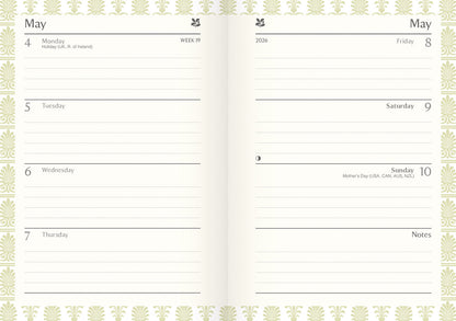National Trust Illustrated A6 Diary 2026