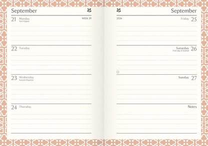 National Trust Illustrated A6 Diary 2026