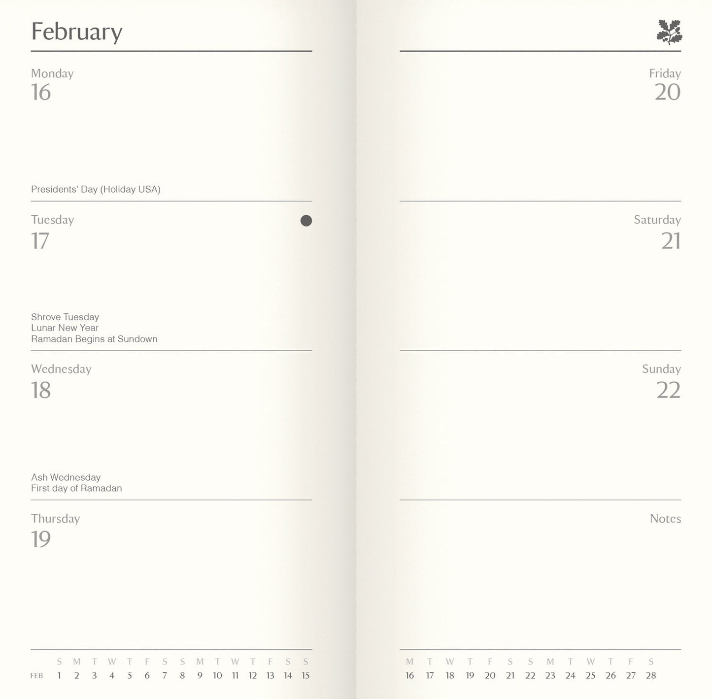 National Trust Slim Dlx Diary 2026