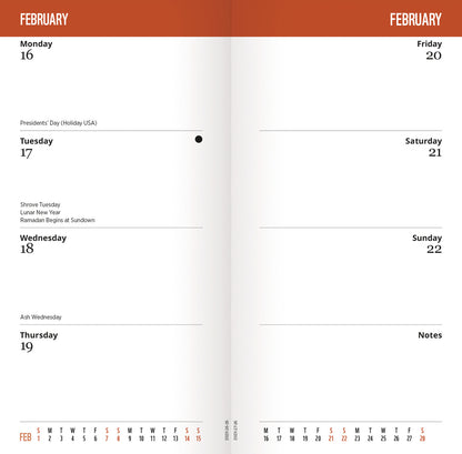 WWF Wild & Free Slim Dlx Diary 2026