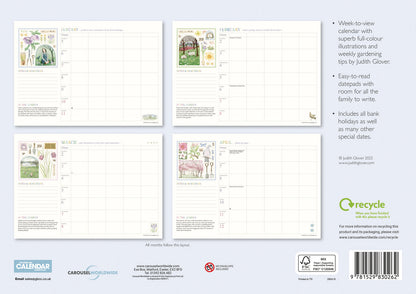 Garden Days WTV Planner A4 Calendar 2026