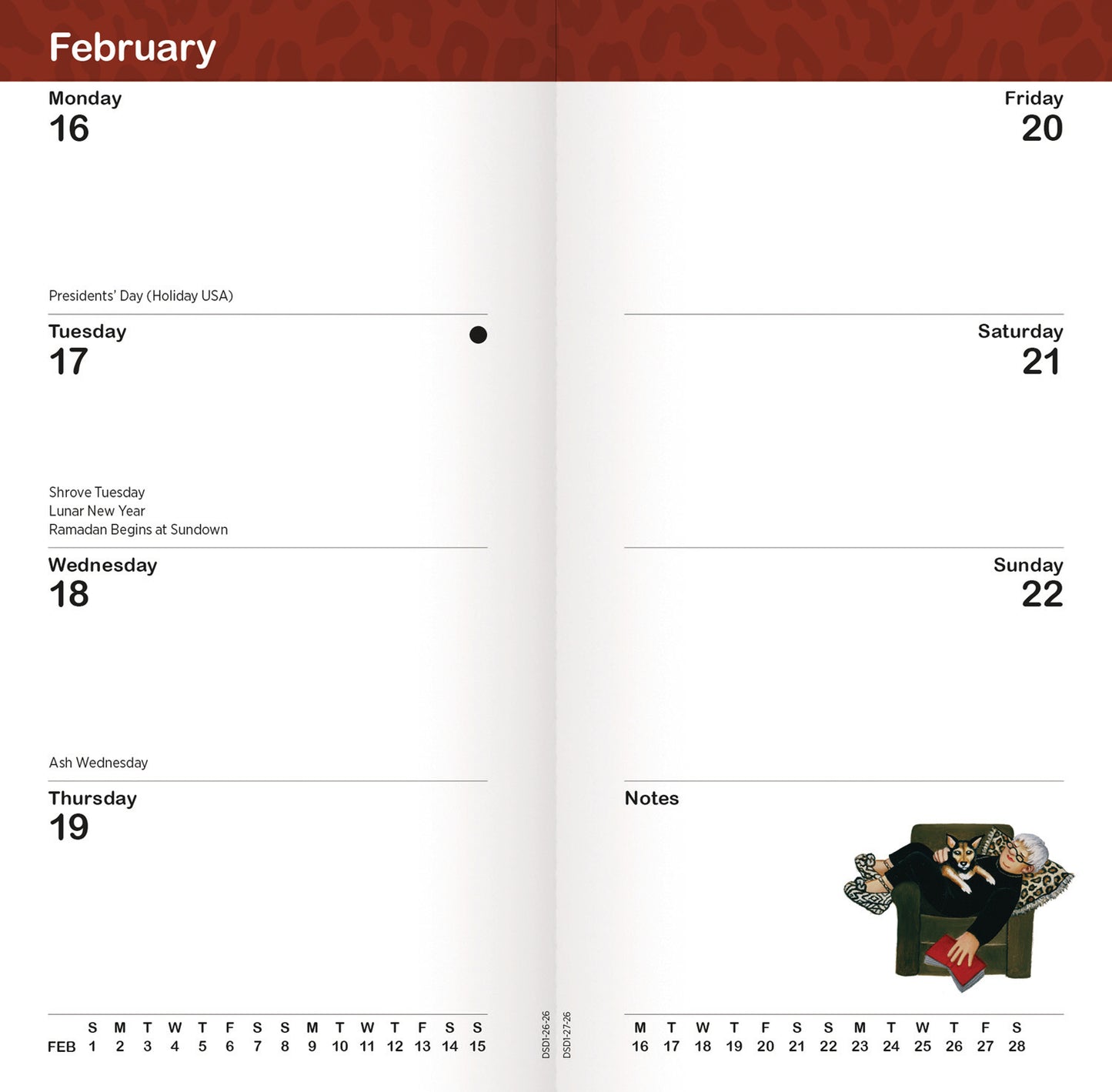 Beryl Cook Slim Dlx Diary 2026
